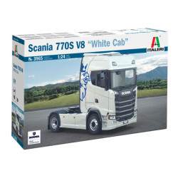 Italeri Scania 770 S V8 white cab 1 24