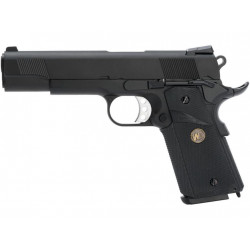 Pistolet 6mm gaz meu noir avec rails